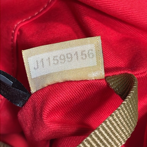 DOONEY & BOURKE LARGE NYLON & LEATHER LOGO LOCK SHOULDER BAG - Picture 16 of 16